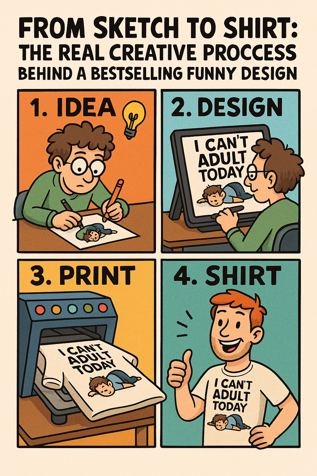 Creative office workspace for Teka Originals with design sketches and inspirational quote cards on the wall.