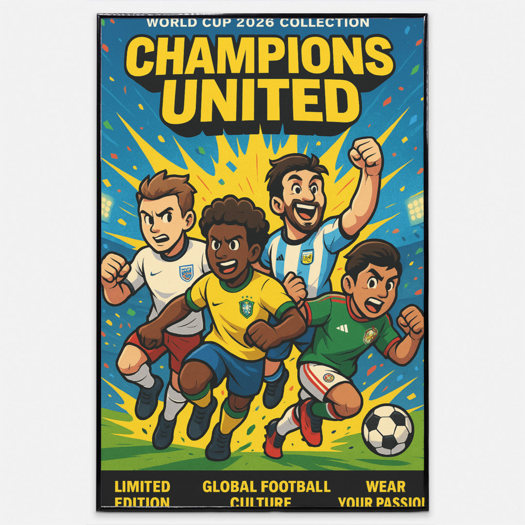“Champions United World Cup 2026 Ball featuring globe-themed design”
