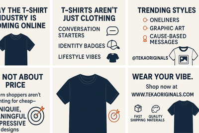 The Rise of the T-Shirt Industry: Why Design Drives Online Sales Today