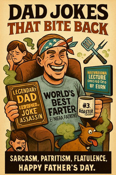 funny dad fart shirt gift idea - red white blue dad shirt true american