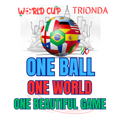 Collage of historical World Cup balls evolving from 1930 leather to futuristic 2026 design with crowd in background.