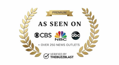 “As Seen On CBS, NBC, ABC, and 250+ news outlets verified by TheBuzzBlast.”