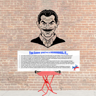 Scoundrel quote funny plaque