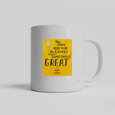 Inspire Me Mug – Because Coffee First, Wisdom Later!