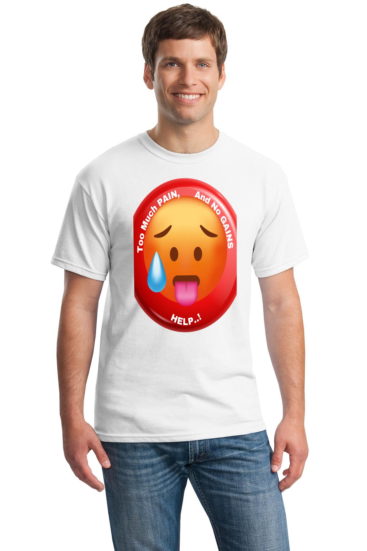 Help Smiley Face T-Shirt