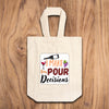 Uncork A Wine Tote Bag - I MAKE POUR DECISIONS