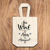 Canvas Wine Tote Bag | THIS WINE IS MAKING ME AWESOME