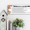 “You Know You’re an Old Fart When funny aging plaque hanging on a rustic wooden wall”