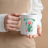 Prickly cactus-themed mug for coffee lovers