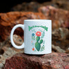 Spiky Mood Activated Coffee Mug - DON'T HUG A CACTUS