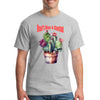 A bold graphic T-shirt with the phrase “Don’t Hug A Cactus – Seriously Sharp!” featuring a cartoon cactus with attitude, warning people to back off.

