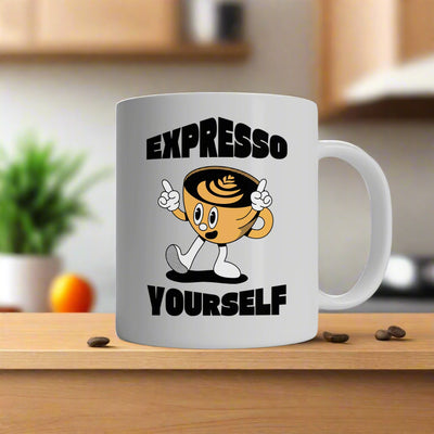 Stylish coffee gift for espresso lovers and morning people