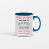 White ceramic mug with bold black text that reads “Should’ve Swiped Left – To My Ex-Husbands,” a funny and edgy gift for divorced women or best friends.