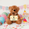 “Adorable plush teddy bear holding a heartfelt message card that reads ‘To My Wife’, designed as a sentimental gift for anniversaries, birthdays, or just because. Perfect for expressing love and appreciation.”