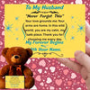 Teddy Bear Message To My Husband – My Lifes Heartbeat