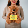Romantic message plaque titled "To My Husband – My Steady Heartbeat" with a loving short poem and bold design style.