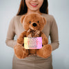 Inspirational poem plaque titled "To My Daughter – My Brightest Light" with floral and playful cartoon elements and a loving message.