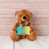 MOM WE LOVE YOU cuddly teddy bear message card gift