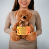 Romantic message card titled "To My Wife" featuring a heartfelt poem and soft decorative elements, expressing deep love and appreciation for a devoted partner.