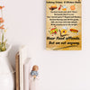 “Funny kitchen plaque reads: To The Chef Who Isn’t One – Culinary Crimes & Kitchen Chaos.”