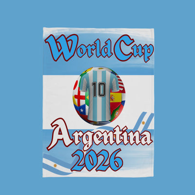 "Argentina fleece blankets celebrating  for World Cup 2026"