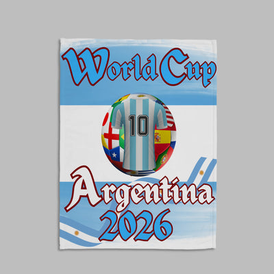 "Argentina fleece blankets celebrating  for World Cup 2026"