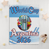 "Argentina fleece blankets celebrating  for World Cup 2026"