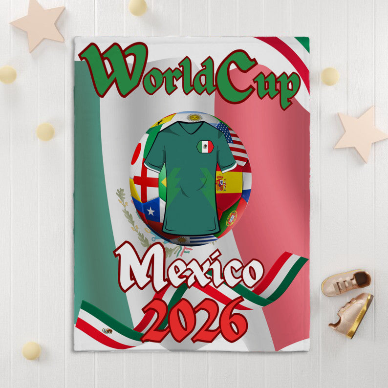 "Mexico soccer blankets celebrating  for World Cup 2026"