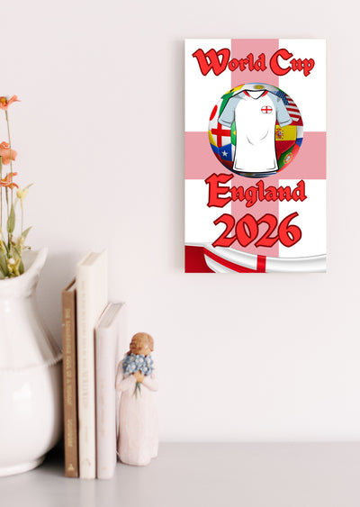 "England football wall plaque for World Cup 2026"