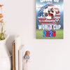 “Ball’in Since World Cup 2026 Soccer Fans Sign – bold wall plaque gift for soccer lovers.”