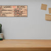 “All Out Comedy Plaque TRIGGER WARNING AOC Show political humor wall decor hanging on a wooden background”