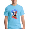 Bold patriotic T-shirt featuring an American eagle with the phrase “These Colors Don’t Run,” symbolizing strength, freedom, and American pride.