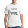 Sarcastic gym T-shirt with the phrase “I Don’t Care: What You Bench” in bold lettering, perfect for fitness lovers with a sense of humor.