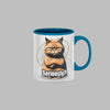  “Top cat coffee mug custom gift with sarcastic text and cartoon cat”