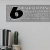 Funny motivational plaque that says "6 months from now you’ll wish you started today"