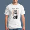 “TopCat T-shirt featuring sarcastic cat with pool hall theme – funny billiards shirt for players, hustlers, and sarcastic legends.”