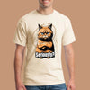 Funny cat T-shirt with “Top Cat Seriously” phrase and cartoon feline staring unimpressed
