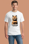 Funny cat T-shirt with “Top Cat Seriously” phrase and cartoon feline staring unimpressed