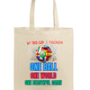 "World Cup 2026 Tote Bag – One Ball One World eco-friendly cotton canvas fan merch inspired by Trionda match ball"