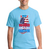 USA soccer World Cup 2026 shirt with “Born to Ball – Ready to Win” slogan in bold red, white, and blue design