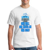 Messi World Cup 2026 tribute shirt with slogan “One Ball – One Messi-Ah – One GOAT” in bold typography, featuring subtle goat and halo artwork