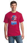 USA 2026 World Cup shirt with “Chase the Cup – Wear the Flag” slogan in bold red, white, and blue patriotic design