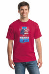 USA 2026 World Cup shirt with “Chase the Cup – Wear the Flag” slogan in bold red, white, and blue patriotic design