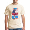 USA 2026 World Cup shirt with “Chase the Cup – Wear the Flag” slogan in bold red, white, and blue patriotic design
