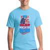 USA 2026 World Cup shirt with “Chase the Cup – Wear the Flag” slogan in bold red, white, and blue patriotic design