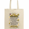 Funny best friend chaos coordinator tote bag with bold lettering
