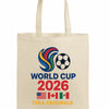 World Cup 2026 Trionda tote bag with official ball pattern design