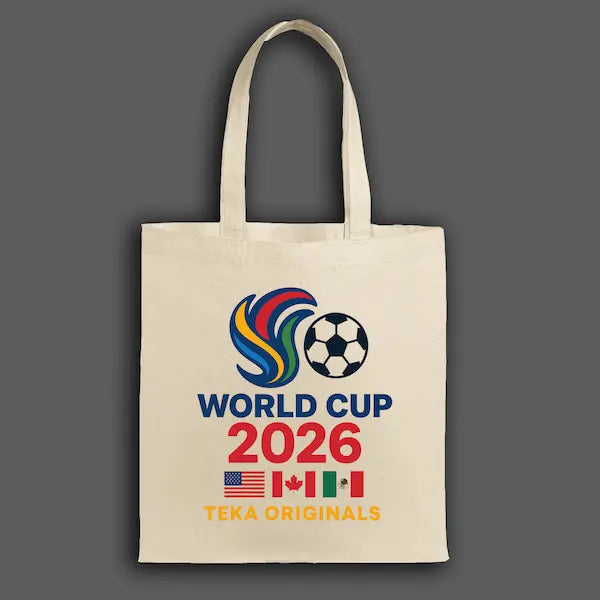 World Cup 2026 Trionda tote bag with official ball pattern design