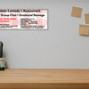 MDF plaque with comic-style text that reads: “Family Group Chat = Emotional Damage,” styled in retro sarcasm font.