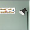 Rustic-style plaque with bold text: “Laundry Today or Naked Tomorrow” – humorous wall décor for laundry rooms, moms, or sarcastic households.